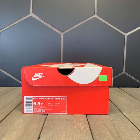 Nike Huarache Extreme GS Pink Citron Running Shoes - Picture 6 of 7